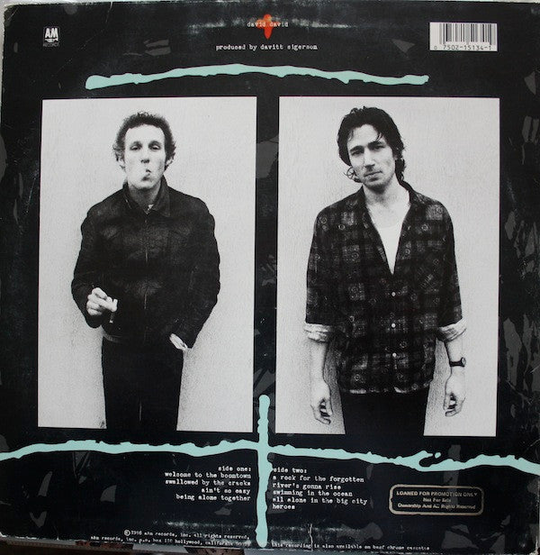 David + David : Boomtown (LP, Album, B -)