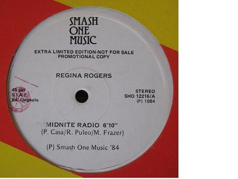Regina Rogers : Midnite Radio (12", Ltd, Promo)
