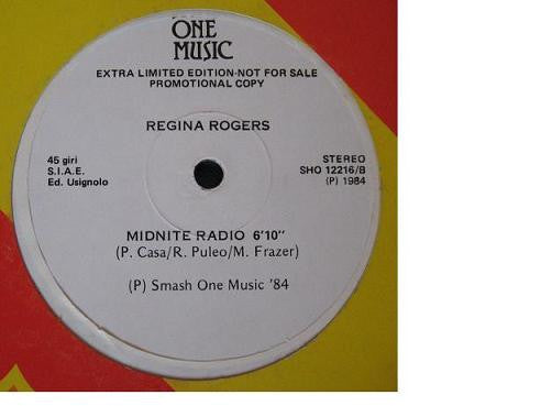 Regina Rogers : Midnite Radio (12", Ltd, Promo)