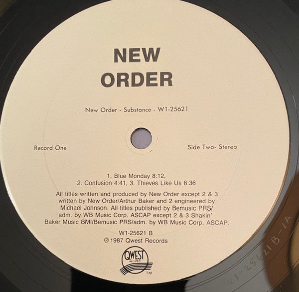 New Order : Substance (2xLP, Comp, Club, Car)