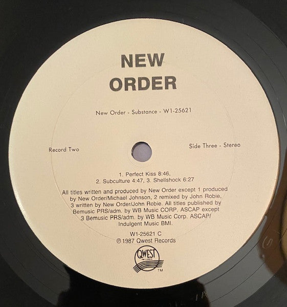 New Order : Substance (2xLP, Comp, Club, Car)