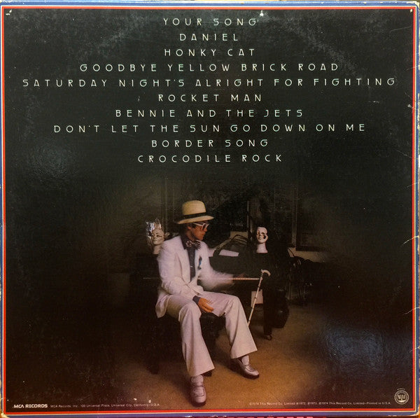 Elton John : Greatest Hits (LP, Comp)