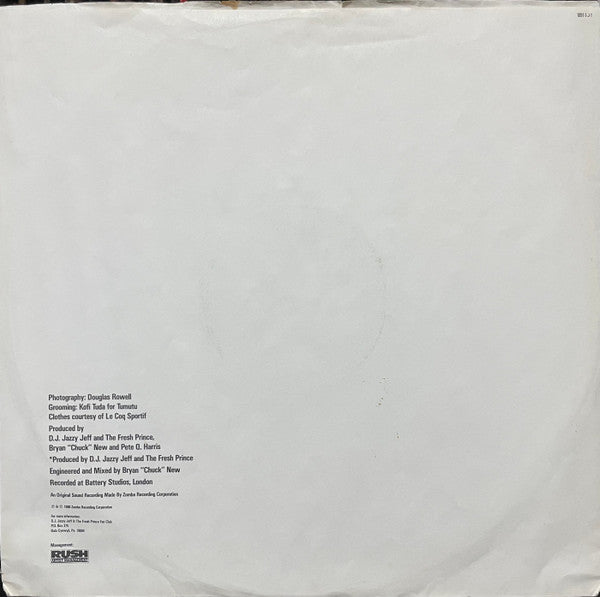 DJ Jazzy Jeff & The Fresh Prince : He's The DJ, I'm The Rapper (2xLP, Album, Hau)