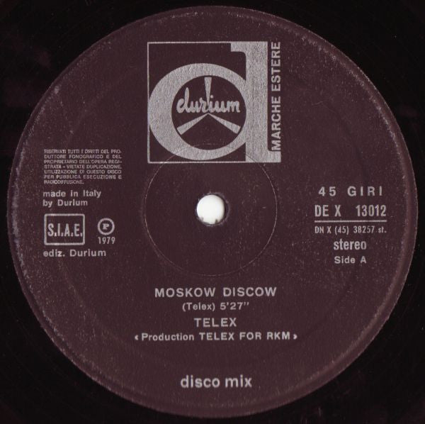 Telex : Moskow Discow / Rock Around The Clock (12", Single)