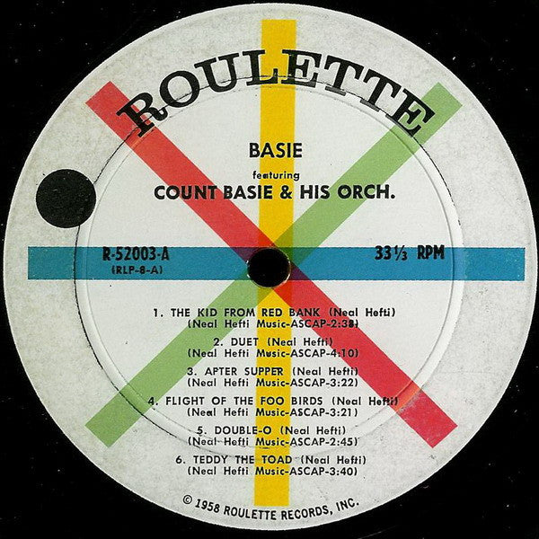 Count Basie Orchestra + Neal Hefti : Basie (LP, Album, Mono)