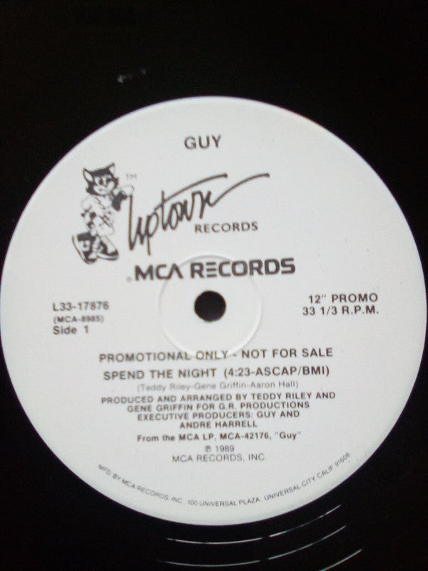 Guy : Spend The Night (12", Single, Promo, Pin)