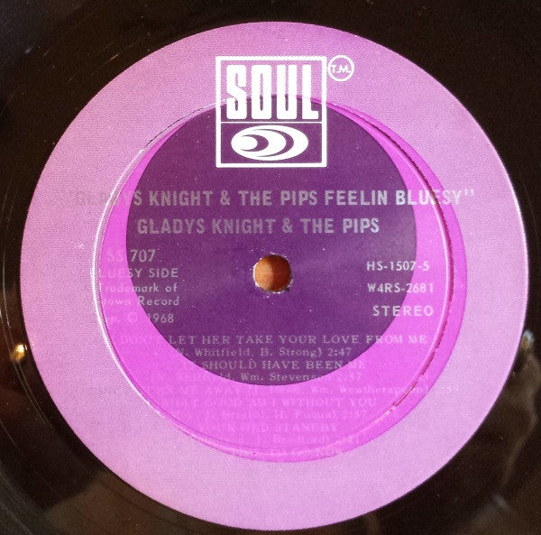 Gladys Knight & The Pips* : Feelin' Bluesy (LP, Album, Ind)