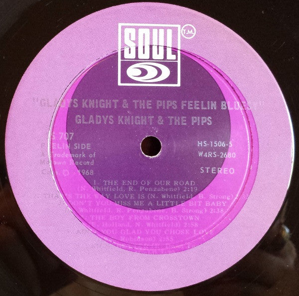 Gladys Knight & The Pips* : Feelin' Bluesy (LP, Album, Ind)