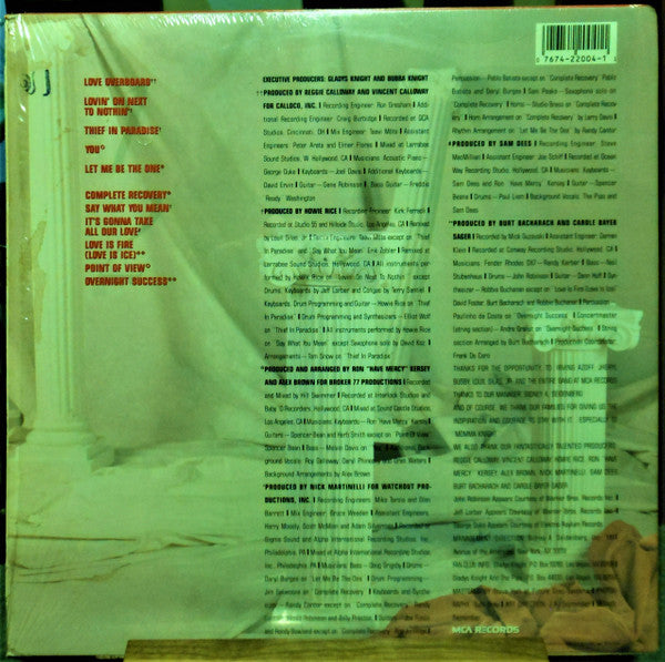 Gladys Knight And The Pips : All Our Love (LP, Album)