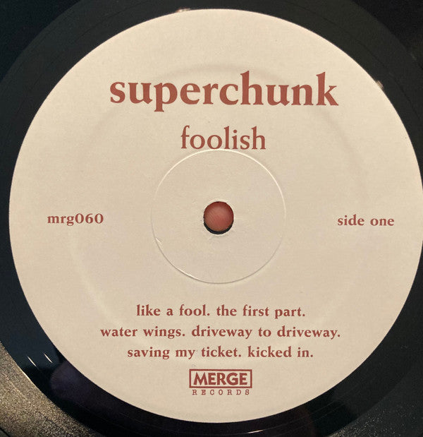 Superchunk : Foolish (LP, Album, RE, RM, RP, Bla)