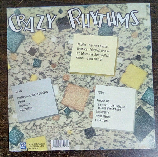 The Feelies : Crazy Rhythms (LP, Album, RE, RM)