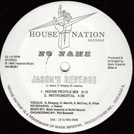No Name (2) : Jason's Revenge (12")