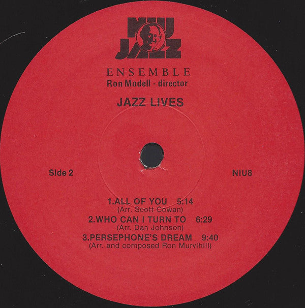 The Northern Illinois University Jazz Ensemble : Jazz Lives (LP, Album)