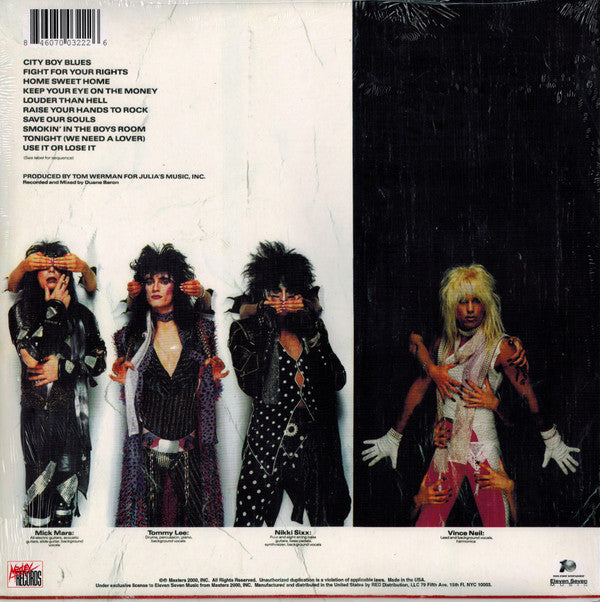 Mötley Crüe : Theatre Of Pain (LP, Album, RE, RM)