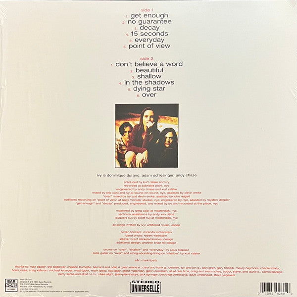 Ivy : Realistic (LP, Album, RE)