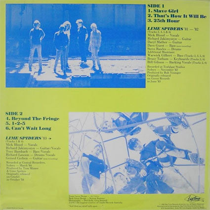 Lime Spiders* : Slave Girl (12", MiniAlbum, Comp)