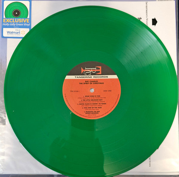 Ray Charles : The Spirit Of Christmas (LP, Album, Ltd, RE, RM, Hol)