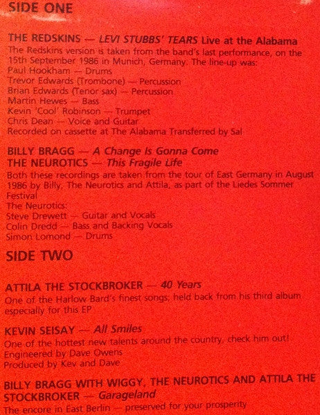 Various : 6 Track Miners Benefit EP (12", EP)