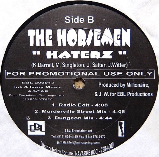 The Horsemen (5) : Haterz (12", Promo)