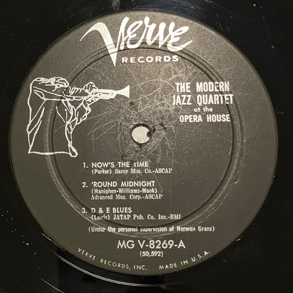 The Modern Jazz Quartet And The Oscar Peterson Trio : At The Opera House (LP, Album, Mono)