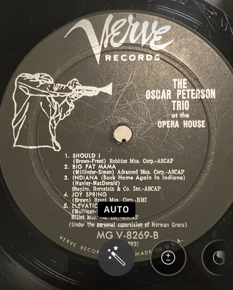 The Modern Jazz Quartet And The Oscar Peterson Trio : At The Opera House (LP, Album, Mono)