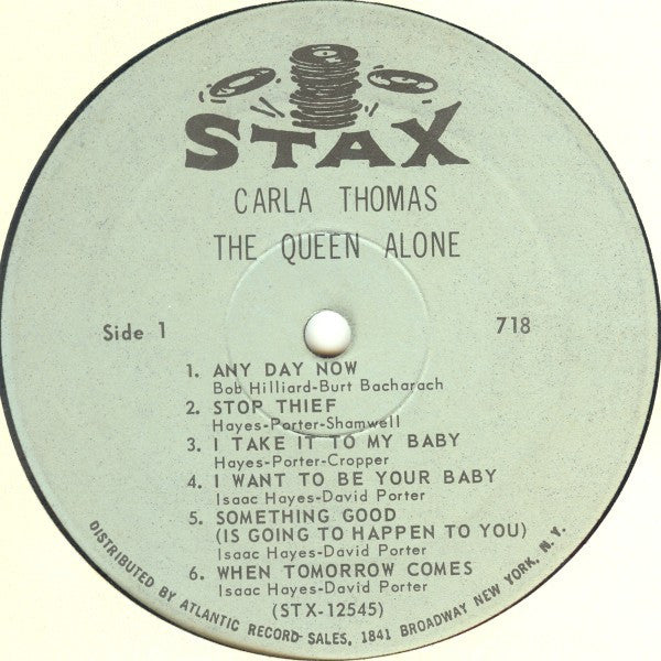 Carla Thomas : The Queen Alone (LP, Album, Mono)