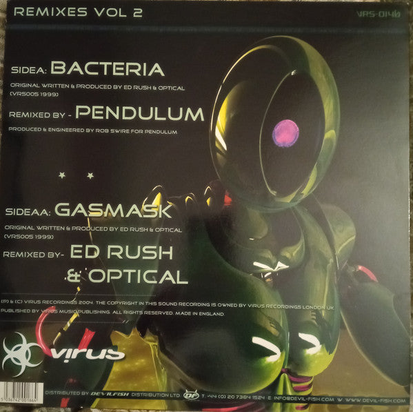 Ed Rush & Optical : The Remixes Vol. 2 (12")