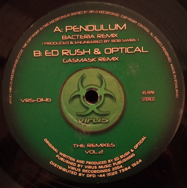Ed Rush & Optical : The Remixes Vol. 2 (12")
