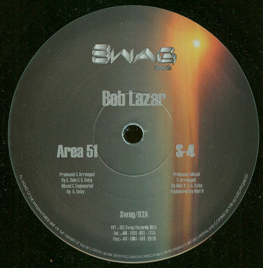 Bob Lazar : Area 51 (12")