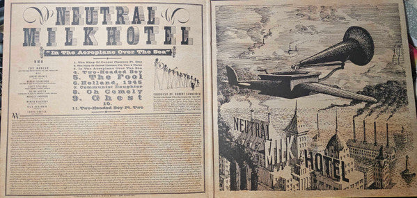 Neutral Milk Hotel : In The Aeroplane Over The Sea (LP, Album, RE, Gat)