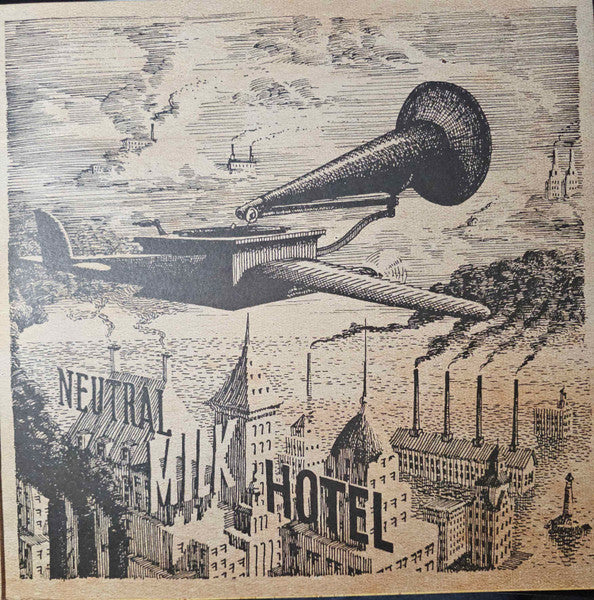 Neutral Milk Hotel : In The Aeroplane Over The Sea (LP, Album, RE, Gat)