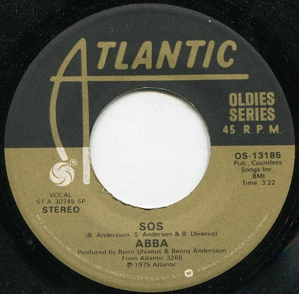 ABBA : SOS / Ring Ring (7", Single, RE)