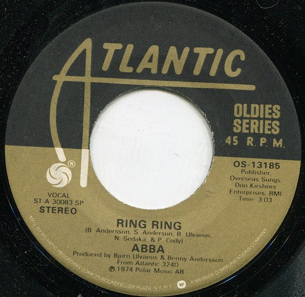 ABBA : SOS / Ring Ring (7", Single, RE)