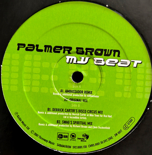 Palmer Brown : My Beat (12")