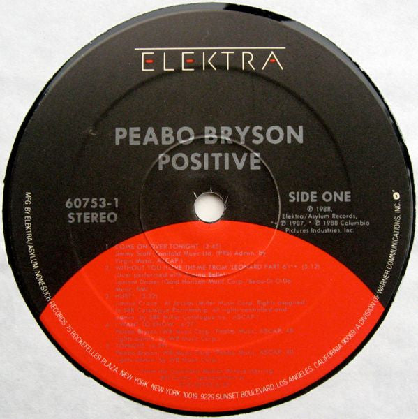Peabo Bryson : Positive (LP, Album, Spe)