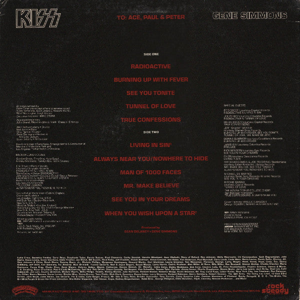 Kiss, Gene Simmons : Gene Simmons (LP, Album, Promo, CTH)