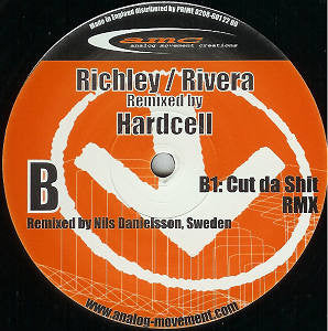 Andrew Richley & Ryan Rivera : Cut Da Shit Remixes (12")