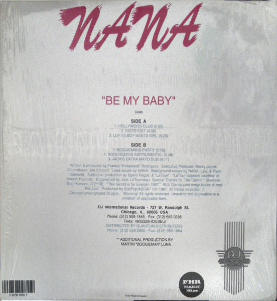 Nana (5) : Be My Baby (12")