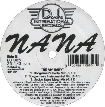Nana (5) : Be My Baby (12")
