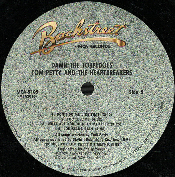 Tom Petty And The Heartbreakers : Damn The Torpedoes (LP, Album, Pin)