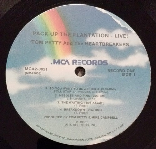 Tom Petty And The Heartbreakers : Pack Up The Plantation - Live! (2xLP, Album, Pin)
