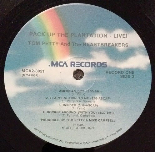 Tom Petty And The Heartbreakers : Pack Up The Plantation - Live! (2xLP, Album, Pin)
