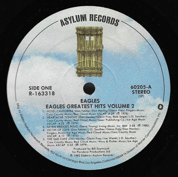 Eagles : Eagles Greatest Hits Volume 2 (LP, Comp, Club, RCA)
