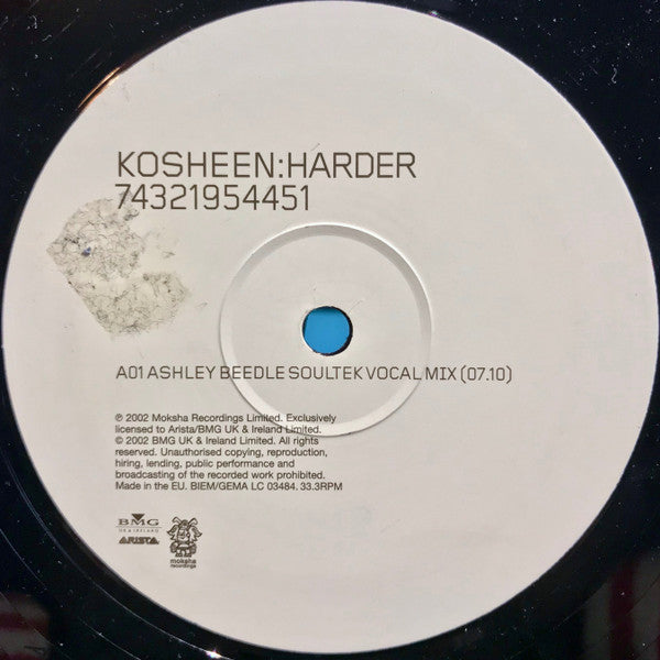 Kosheen : Harder (12")