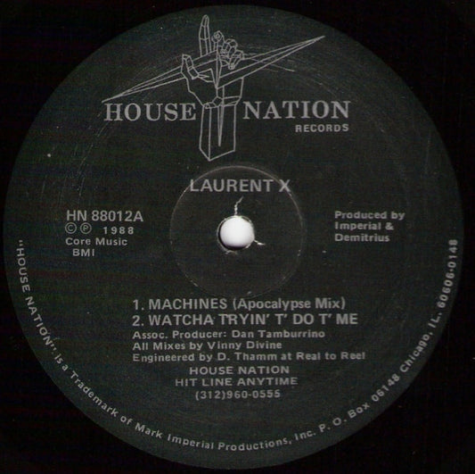 Laurent X : Machines (12")