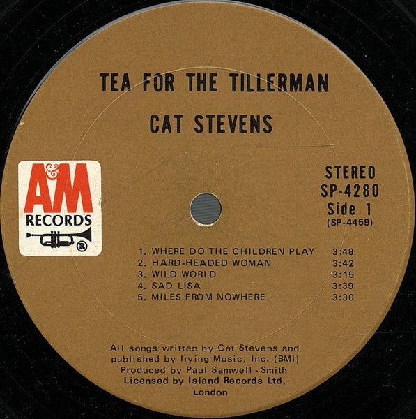 Cat Stevens : Tea For The Tillerman (LP, Album, Ter)