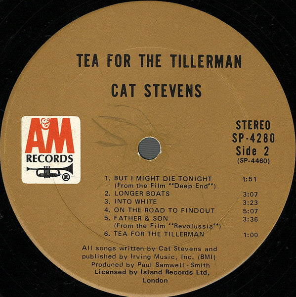 Cat Stevens : Tea For The Tillerman (LP, Album, Ter)