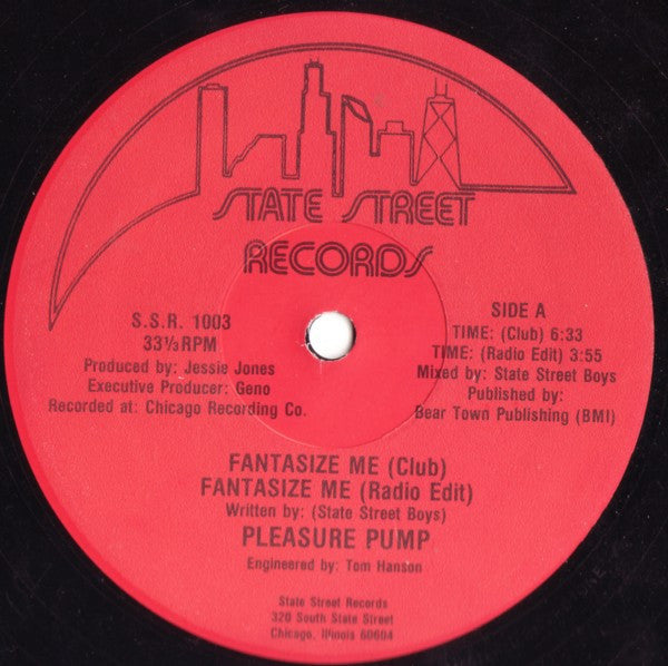 Pleasure Pump : Fantasize Me (12")