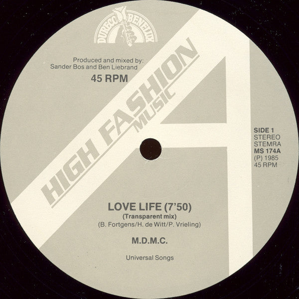 M.D.M.C. : Love Life (12")