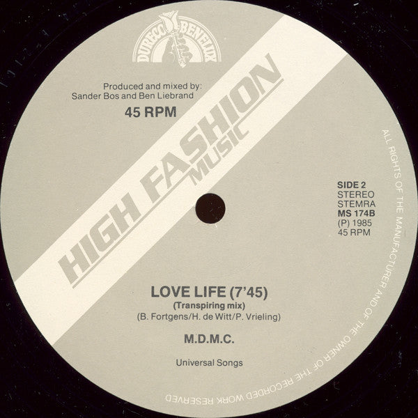 M.D.M.C. : Love Life (12")